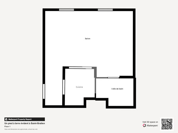 Appartement 1 pièce 32.63 m2
