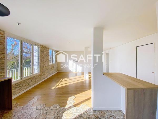 Grand T4 lumineux - 3ch - Rénové - Quartier recherché