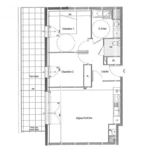 Appartement 3 pièces - 44300 Nantes