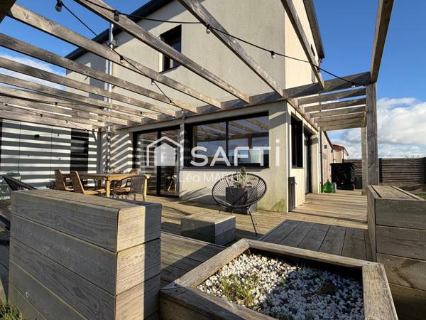 Pavillon de 100m2 - 4 chambres - Jardin