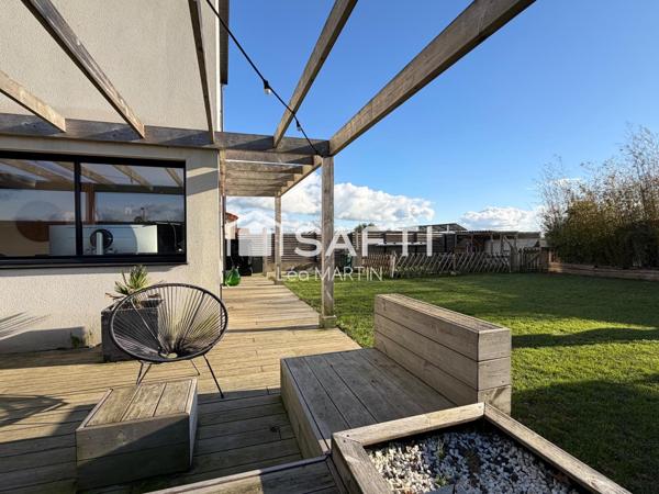 Pavillon de 100m2 - 4 chambres - Jardin