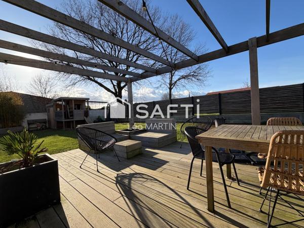 Pavillon de 100m2 - 4 chambres - Jardin