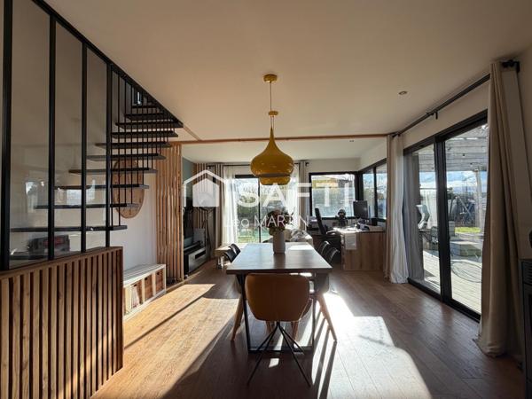 Pavillon de 100m2 - 4 chambres - Jardin