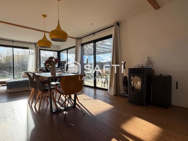 Pavillon de 100m2 - 4 chambres - Jardin