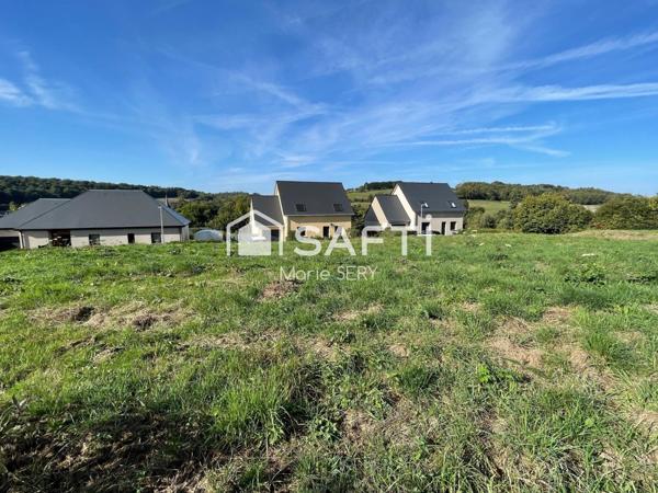 Terrain viabilisé avec vue dégagée