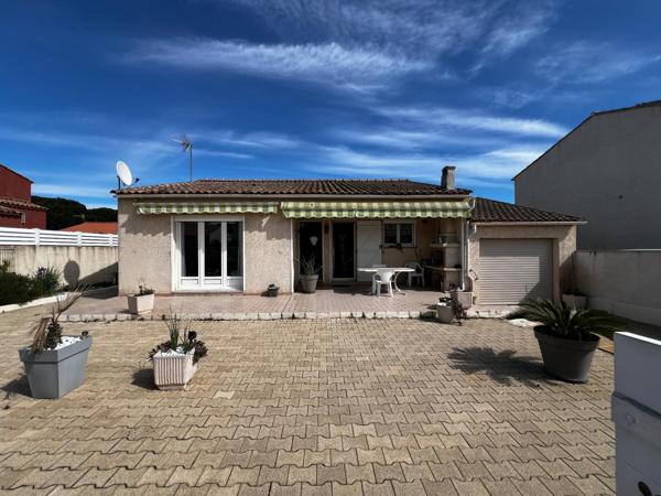 Maison de Plain Pied, 2 chambres, terrain piscinable, Garage
