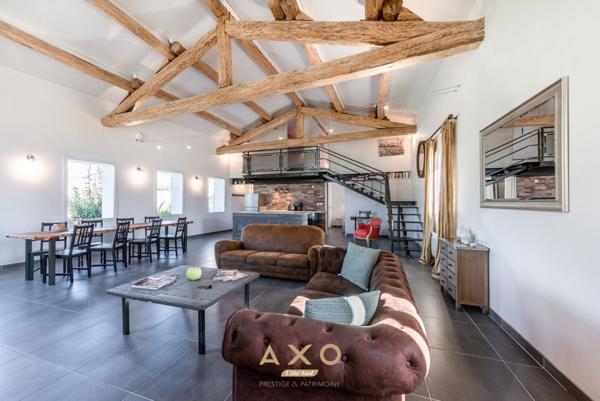 EXCLUSIVITE - MOUSTIERS SAINTE MARIE - GITES DE CHARME - CORPS DE FERME DU XIX EME - 560 M2 - 3 BATIS - TERRAIN 6640 M2 - VUE - 1395000