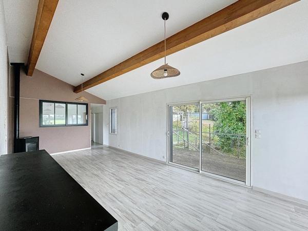 Maison en bois avec vue extraordinaire