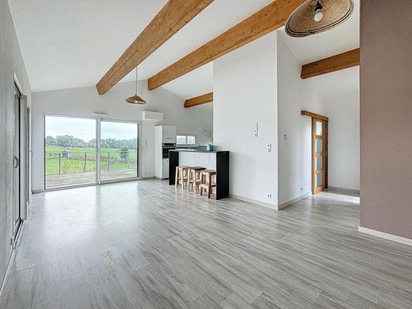 Maison en bois avec vue extraordinaire