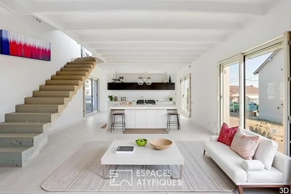 Maison neuve avec jardin