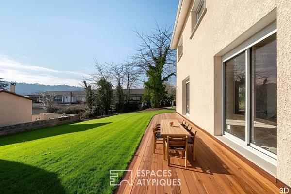 Maison neuve avec jardin