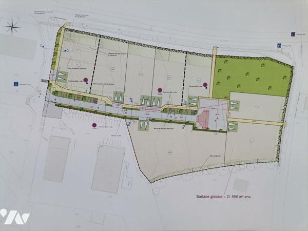 MONTFORT SUR MEU - En Zone Artisanale, 7 terrains viabilisés à bâtir de 1181 m² à 2010 m²