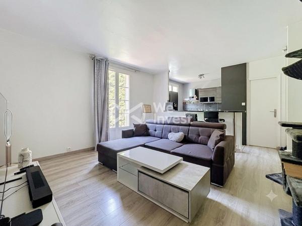 Appartement F2 vendu loué avec cave et parking – Crécy-la-Chapelle