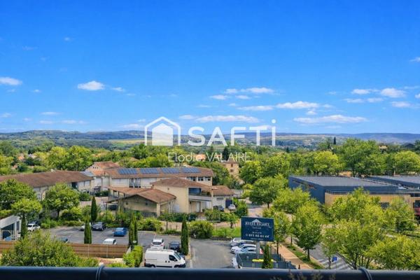 Appartement T2  de 37m² dernier étage avec balcon et vue dégagée