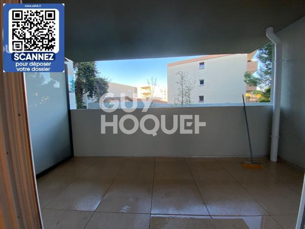Studio vide Montpellier Ouest + balcon + parking