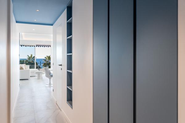 Cannes-Croisette, superbe appartement 4ème étage : 2 chambres, terrasse, vue mer