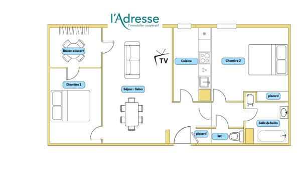 PLAISANCE DU TOUCH - Appartement T3 - 55m² + 2 parkings!