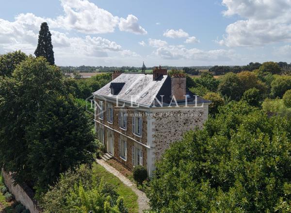Ravissante maison de maître du XIXe à vendre en Haut-Anjou