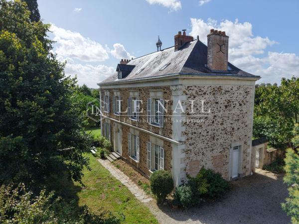 Ravissante maison de maître du XIXe à vendre en Haut-Anjou