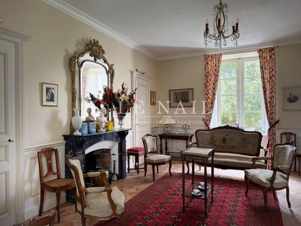 Ravissante maison de maître du XIXe à vendre en Haut-Anjou