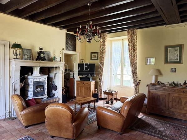 Ravissante maison de maître du XIXe à vendre en Haut-Anjou