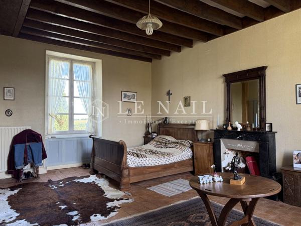 Ravissante maison de maître du XIXe à vendre en Haut-Anjou