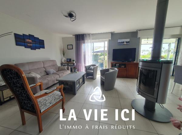 Maison de plain pied avec de beaux volumes