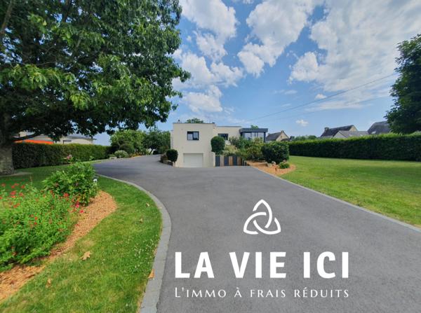 Maison de plain pied avec de beaux volumes