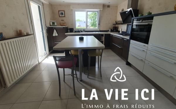 Maison de plain pied avec de beaux volumes