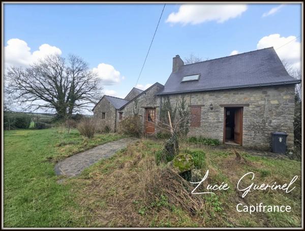 Maison en pierre de caractère – 140 m² – Sans vis-à-vis – 7 130 m² de terrain MARTIGNE FERCHAUD (35)