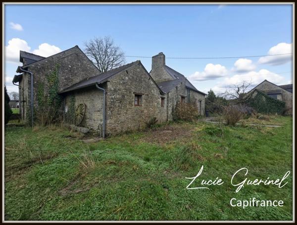 Maison en pierre de caractère – 140 m² – Sans vis-à-vis – 7 130 m² de terrain MARTIGNE FERCHAUD (35)