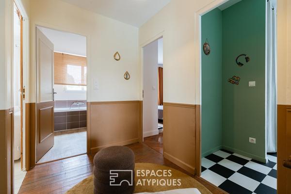 Maison réinventée pour une vie dedans-dehors