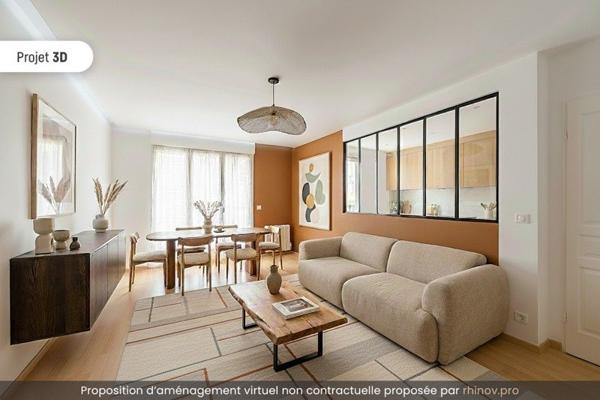 Appartement à vendre |  Vauréal |  3 pièces | 61 m²