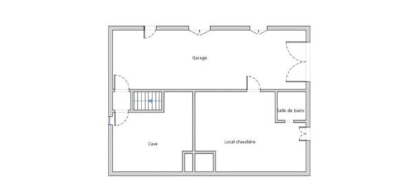 Le Mans Quartier Petit St Georges : Maison indépendante 70 m² avec jardin, à rénover
