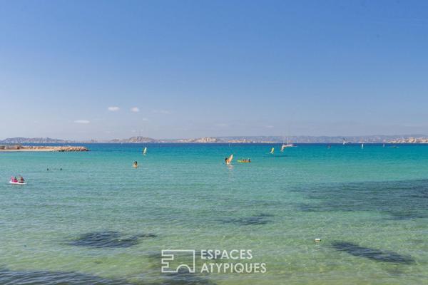 Esprit cabanon avec jardin d’hiver -Pointe Rouge