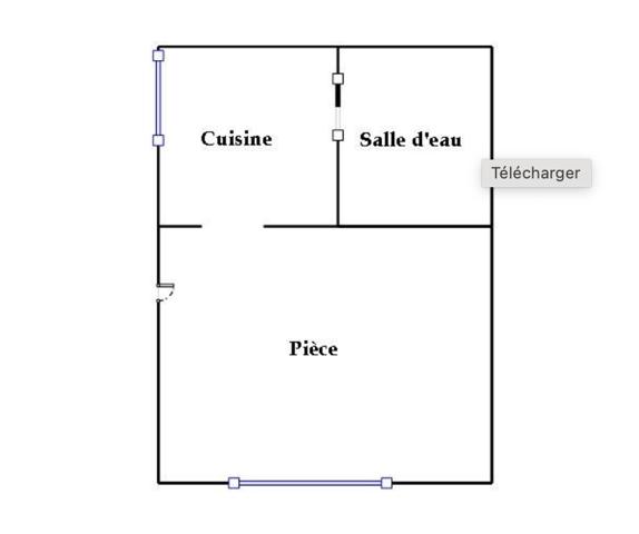 T1 BIS MEUBLÉ de 25 m2 Centre-Ville