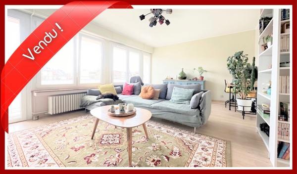 Appartement, 650 m de la gare, balcon et cave (possibilité d'acquérir un garage en supplément)