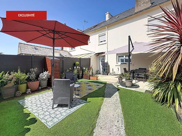 SAINT-BRIEUC - Maison rénovée avec soin - 4 chambres, vie de plain-pied et jardin intimiste