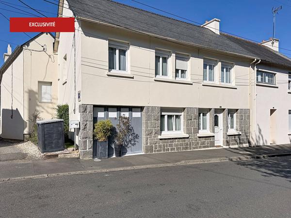 SAINT-BRIEUC - Maison rénovée avec soin - 4 chambres, vie de plain-pied et jardin intimiste