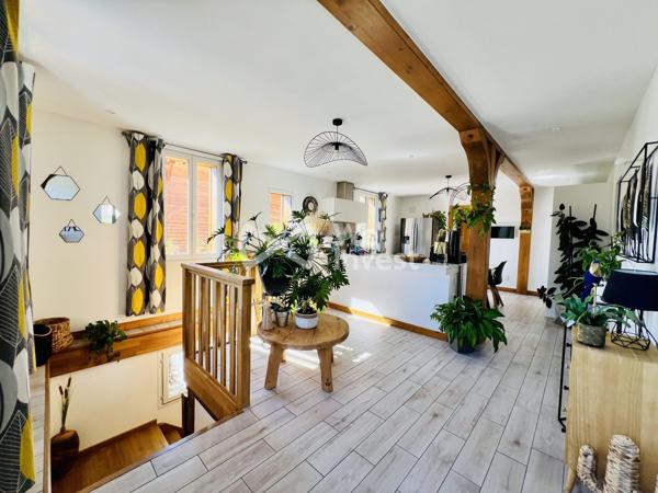 À vendre - Charmant souplex de 105m2 avec jardin, cave et parking