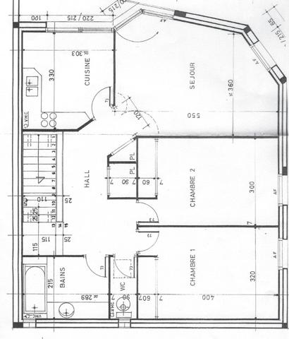 Maison La Turballe hypercentre avec garage 92.34 m2, La turballe 44420