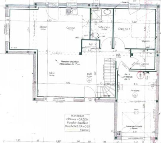 Maison non mitoyenne, 4 Chambres, Garage, Jardin.