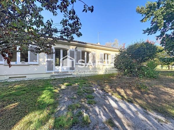 Maison de plain-pied sur vaste terrain à Gradignan