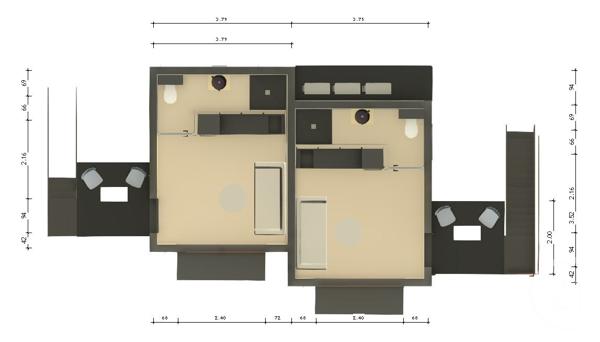 Immeuble à vendre  68 m2 COULOUNIEIX CHAMIERS - 24