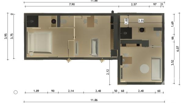 Immeuble à vendre  68 m2 COULOUNIEIX CHAMIERS - 24