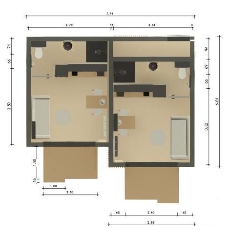 Immeuble à vendre  68 m2 COULOUNIEIX CHAMIERS - 24