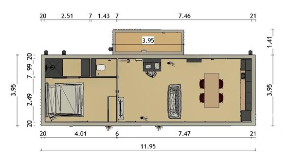 Immeuble à vendre  68 m2 COULOUNIEIX CHAMIERS - 24