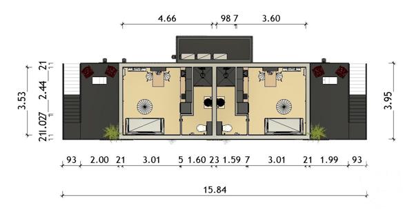 Immeuble à vendre  68 m2 COULOUNIEIX CHAMIERS - 24