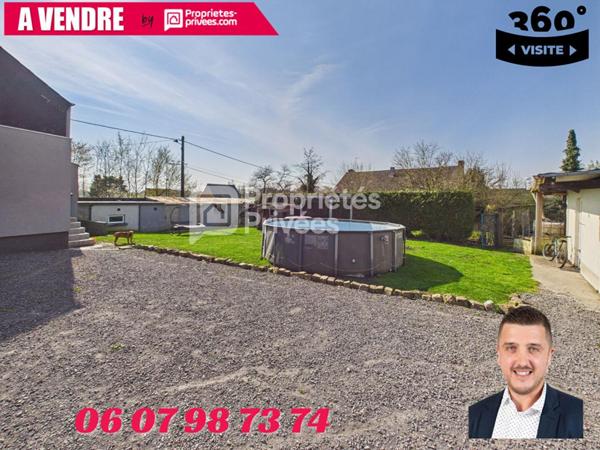 Grande maison avec terrain, garage et deux logements indépendants