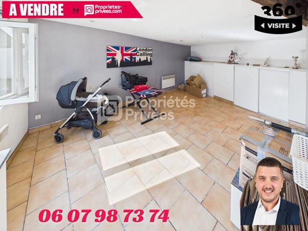 Grande maison avec terrain, garage et deux logements indépendants